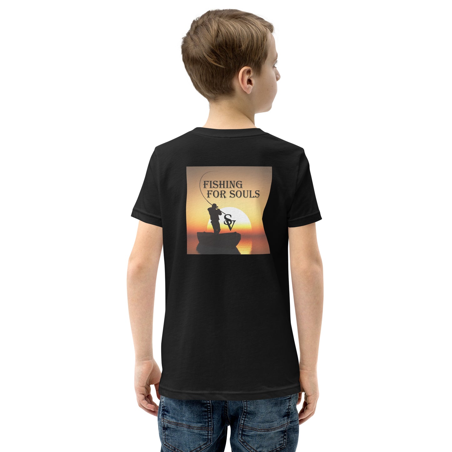 Youth Fishing For Souls T-Shirt