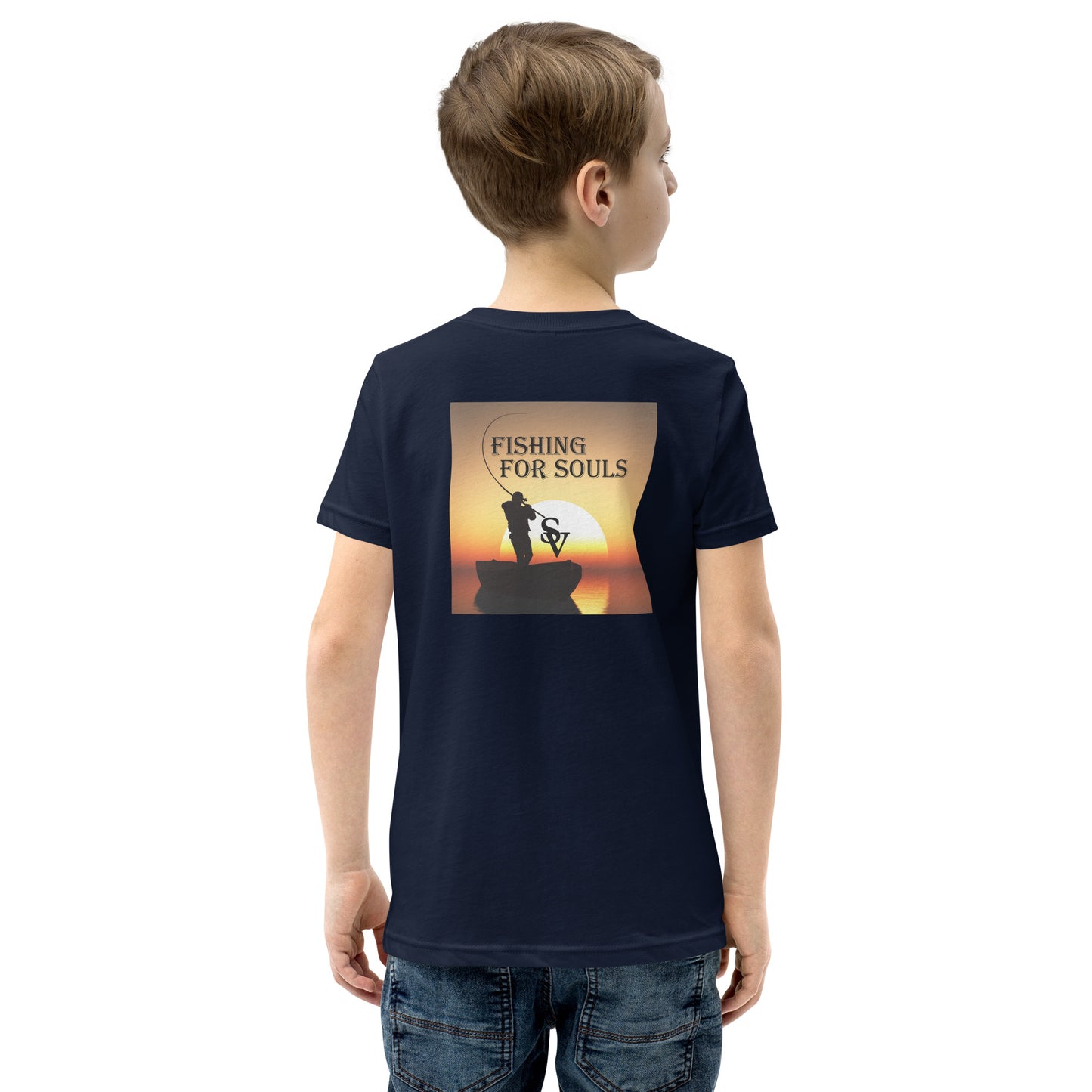 Youth Fishing For Souls T-Shirt